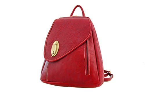 Sac à dos en cuir rouge original pour femme, Katana